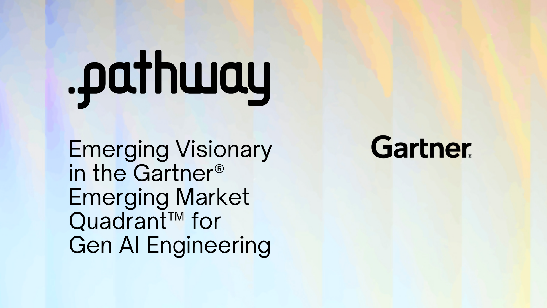 Gartner® recognizes Pathway as an Emerging Visionary in GenAI Engineering